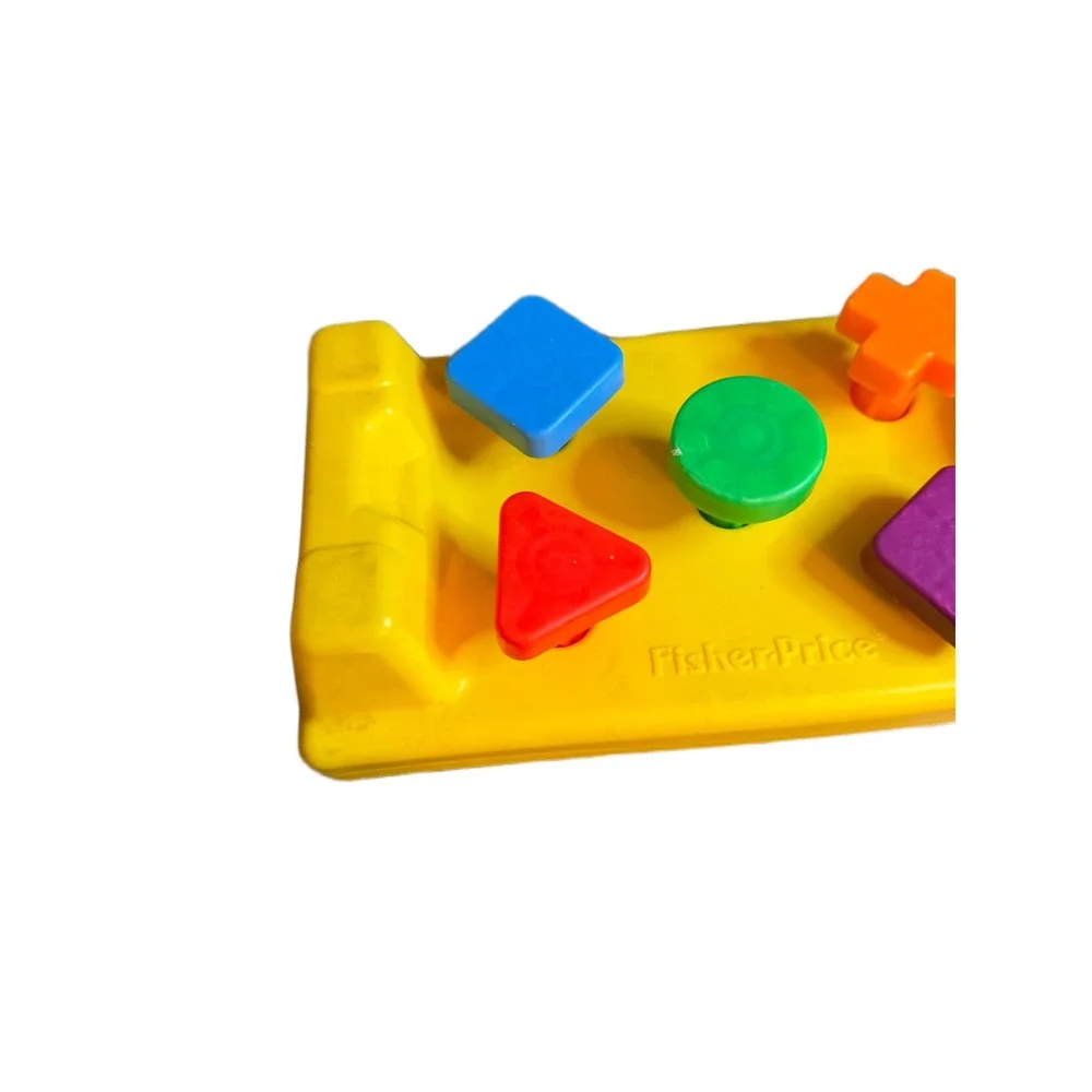 Fisher-Price Tap & Turn Bench Toddler Pounding Toy Yellow Double Sided 2035